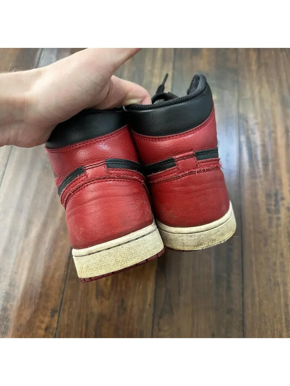 Size 8 - Jordan 1 Retro OG High Banned, Bred 2016 - 555088-001 No Box